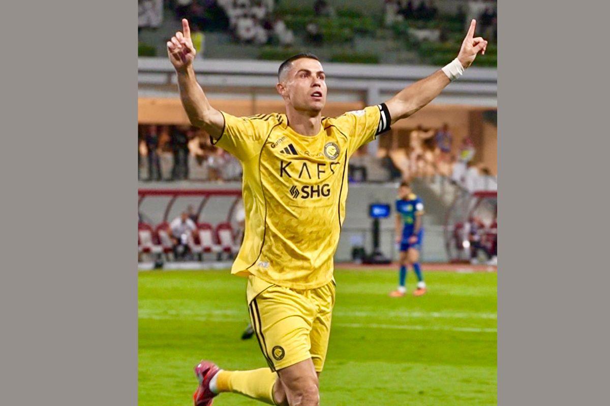 Cristiano Ronaldo who missed the ACL 2 match against FC Goa last week, netted the winner against Al-Hazm on Saturday to keep Al Nassr at the top