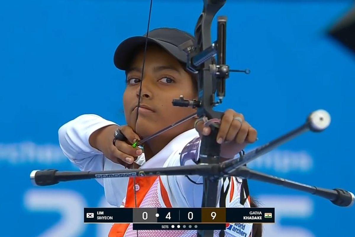 Indian teenager Gatha Khadake lost 0-6 to world No. 1 Lim Si-hyeon in the pre-quarterfinals at the Archery World Championships, in Gwangj, South Korea, on Friday.