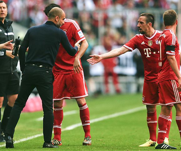 Guardiola banking on 'angry Ribery' to pip Real - Rediff Sports