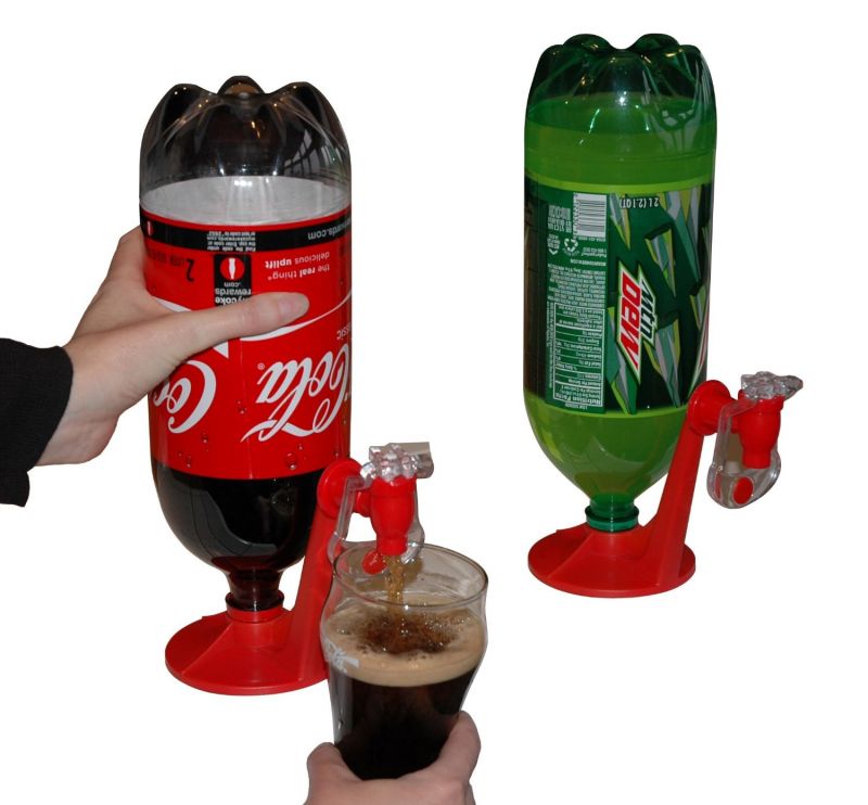 Abelestore Cold Drink Coke Fizz Dispenser Saver Refrigerator Drinking Stand