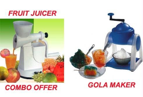 Fruit Juicer and Gola Maker - Combo Offer