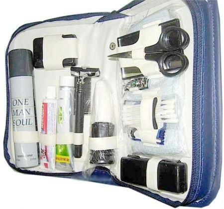 Travel shaving kit