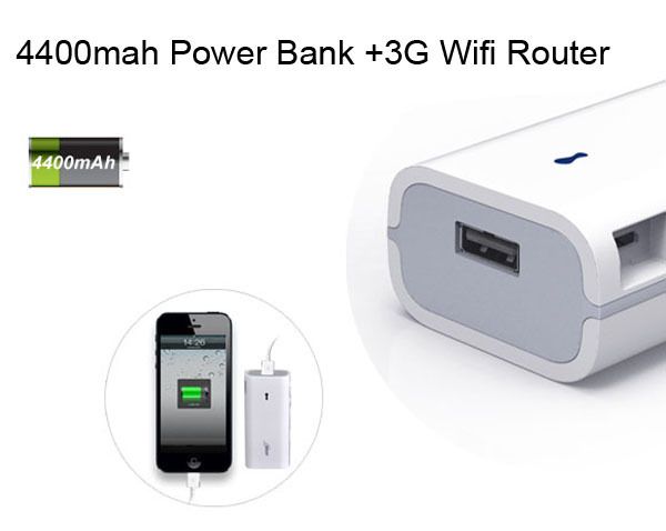 wireless router with power bank