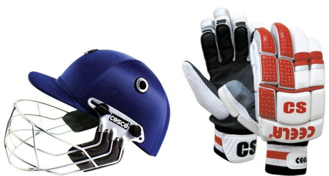 Helmet and Gloves