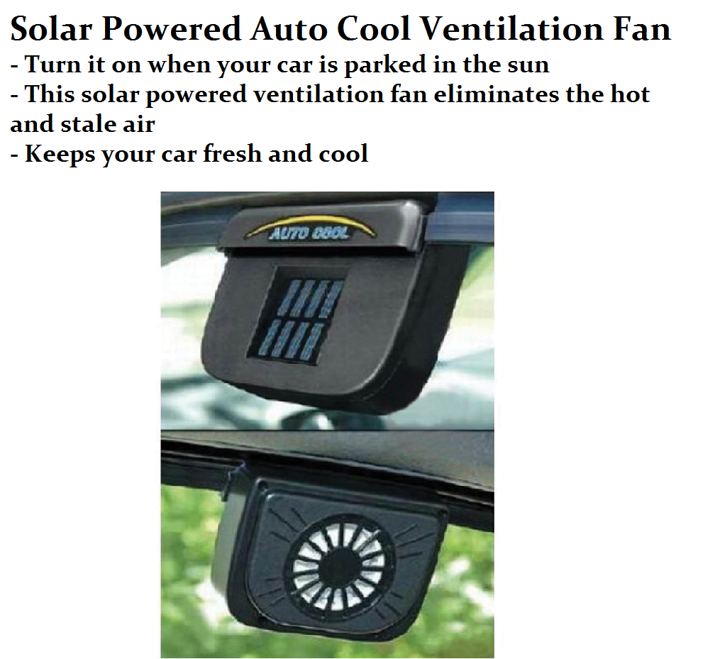 Solar Powered Fan