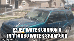 Ez Jet Water Cannon 8 In 1 Turbo Water Spray Gun