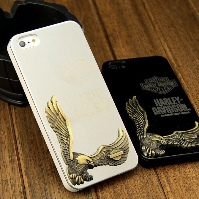 Apple iPhone 4 Limited Edition 3d Harley Davidson Metal Back Case