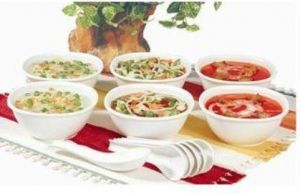 Microwave Safe Soup Bowl Set Of 6bowls With 6spoon