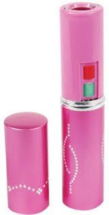 Lipstick Shaped 2 In 1 Device For Women Safety With Flashlight