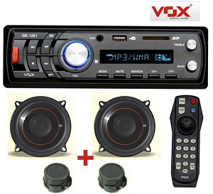 Vox Car Stereo with 2 Tweeters