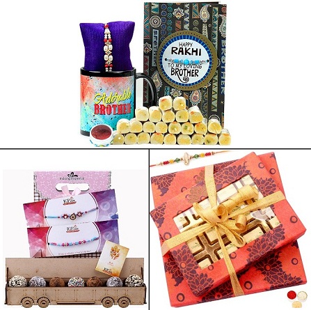 Rakhi Mithai and Chocolate Hamper