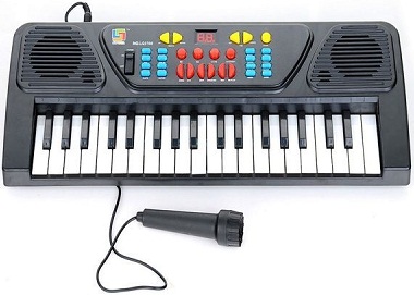 Keyboard with Karaoke and Mic