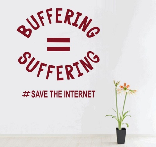 Buffering wall sticker