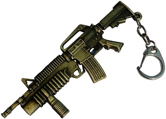 Gun keychain