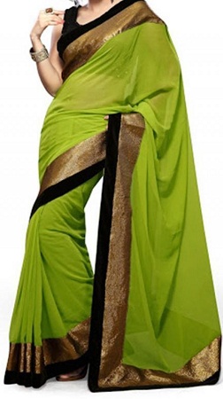 Green Saree