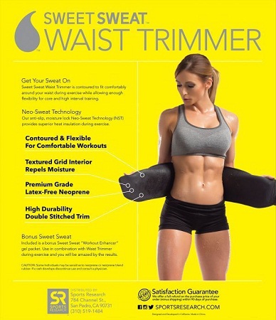 Sweet Sweat® Waist Trimmer  Enhance Your Workout & Shed Water Weight