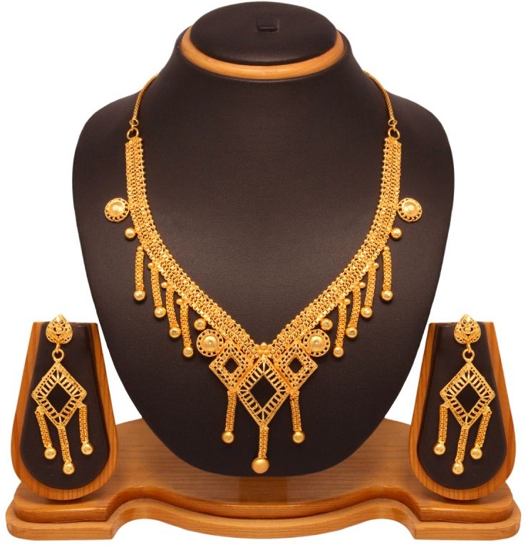 Gold Plated Necklace Set