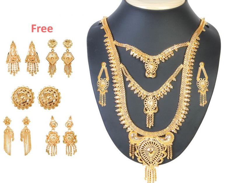 Gold Ornaments Designs For Marriage 9